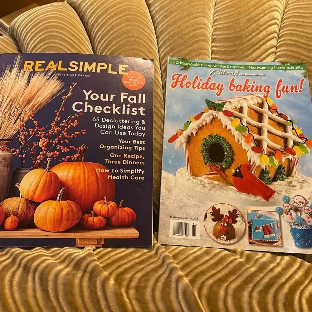 Holiday Magazine Lot Christmas Recipe Magazine Halloween Craft Magazine